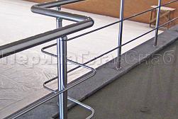 Перила и ограждения из нержавеющей стали с двумя ригелями в Санкт-Петербурге. Готовые проекты ПерилаГлавСнаб - фото 13