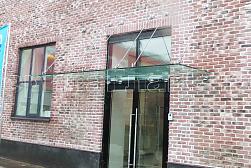 Стеклянные козырьки на вантах в Санкт-Петербурге. Готовые проекты ПерилаГлавСнаб - фото 23