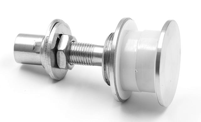 Стеклодержатель (рутель) под стекло от 16 до 28 мм, полированный (AISI 304) k269-3 6