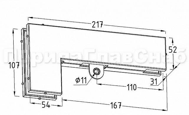 Фитинг угловой соединительный с ответной частью под замок со стопором, под алюминий t142 AL 2
