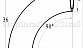 Отвод ригеля под сварку Ø16.0х1 мм, полированный, (AISI 304) k205