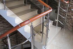 Перила и ограждения из нержавейки и дерева в Санкт-Петербурге. Готовые проекты ПерилаГлавСнаб - фото 28