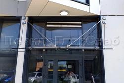 Стеклянные козырьки на вантах в Санкт-Петербурге. Готовые проекты ПерилаГлавСнаб - фото 9