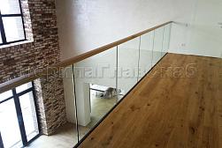 Цельностеклянные ограждения на несущем стекле в Санкт-Петербурге. Готовые проекты ПерилаГлавСнаб - фото 26