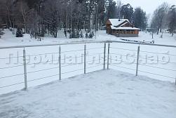 Перила и ограждения для террас в Санкт-Петербурге. Готовые проекты ПерилаГлавСнаб - фото 17