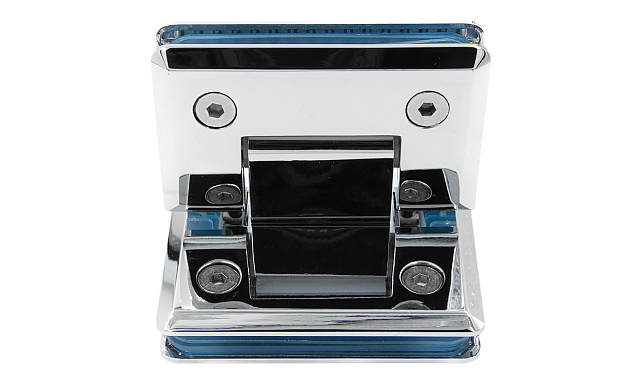 Петля для душевой кабины стекло-стекло 90° 90х55 мм полированный  t304 PSS 8 Петля для душевой кабины стекло-стекло 90° 90х55 мм полированный  t304 PSS 8