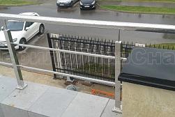 Перила и ограждения из нержавеющей стали с двумя ригелями в Санкт-Петербурге. Готовые проекты ПерилаГлавСнаб - фото 7