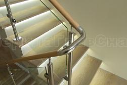 Перила и ограждения из нержавейки и дерева в Санкт-Петербурге. Готовые проекты ПерилаГлавСнаб - фото 14
