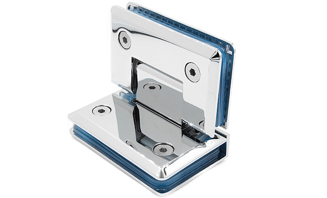 Петля для душевой кабины стекло-стекло 90° 90х55 мм полированный  t304 PSS 6 Петля для душевой кабины стекло-стекло 90° 90х55 мм полированный  t304 PSS 6