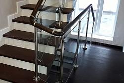 Перила и ограждения из нержавейки и дерева в Санкт-Петербурге. Готовые проекты ПерилаГлавСнаб - фото 18