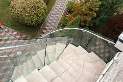 Стеклянные перила для винтовых лестниц в Санкт-Петербурге. Готовые проекты ПерилаГлавСнаб - фото 13