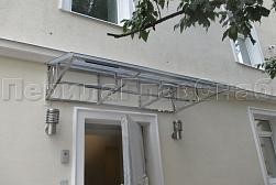 Козырьки и навесы на металлокаркасе в Санкт-Петербурге. Готовые проекты ПерилаГлавСнаб - фото 3