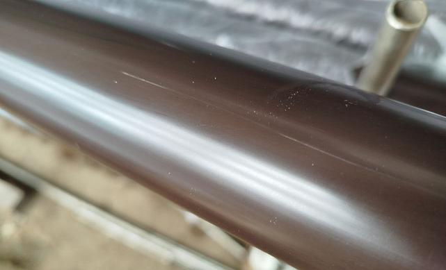 Пластиковый поручень, цвет Венге, Ø49мм длина 4м уценка k897-9-У 4