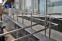 Поручни для инвалидов из нержавеющей стали в Санкт-Петербурге. Готовые проекты ПерилаГлавСнаб - фото 17