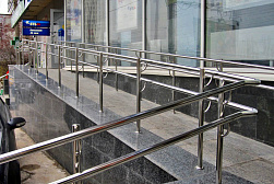 Поручни для инвалидов из нержавеющей стали в Санкт-Петербурге. Готовые проекты ПерилаГлавСнаб - фото 17