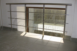 Ограждение на окна из нержавеющей стали в Санкт-Петербурге. Готовые проекты ПерилаГлавСнаб - фото 22