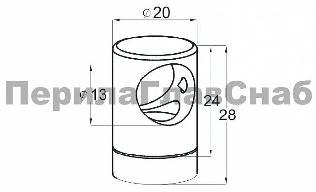 Ригеледержатель на плоскость, для ригеля Ø12.8 мм на плоскость, полированный, литой (AISI 304) k029-3 2 Ригеледержатель на плоскость, для ригеля Ø12.8 мм на плоскость, полированный, литой (AISI 304) k029-3 2