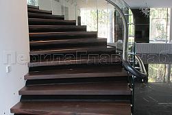 Стеклянные перила для винтовых лестниц в Санкт-Петербурге. Готовые проекты ПерилаГлавСнаб - фото 16