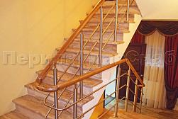 Ограждения из нержавеющей стали с тремя ригелями в Санкт-Петербурге. Готовые проекты ПерилаГлавСнаб - фото 12