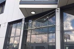 Стеклянные козырьки на вантах в Санкт-Петербурге. Готовые проекты ПерилаГлавСнаб - фото 12