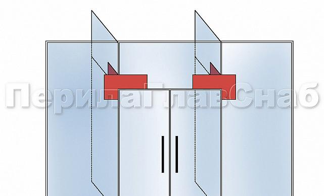 Фитинг угловой с осью и ребром жесткости, шлифованный t141L SSS 4