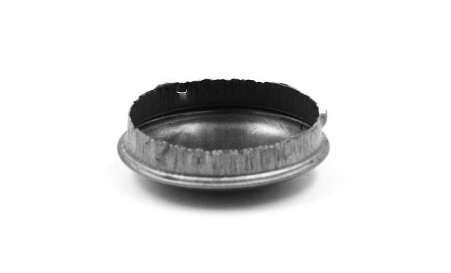 Заглушка штампованная на трубу Ø38.1х0.9 мм (AISI 201) неполированная k036-7 3