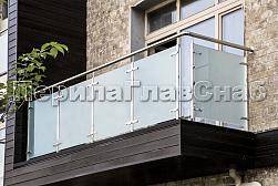 Стеклянные перила для балконов в Санкт-Петербурге. Готовые проекты ПерилаГлавСнаб - фото 34
