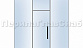 Нижний фитинг комплект (петля), шлифованный, вырез 01 t110-2 SSS