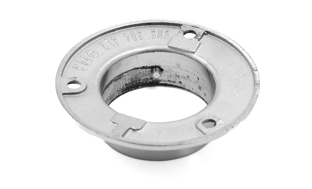 Фланец для трубы Ø50.8 мм, литой, шлифованный, (AISI 304) k022-4 4 Фланец для трубы Ø50.8 мм, литой, шлифованный, (AISI 304) k022-4 4