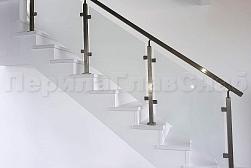 Перила на второй этаж в Санкт-Петербурге. Готовые проекты ПерилаГлавСнаб - фото 1
