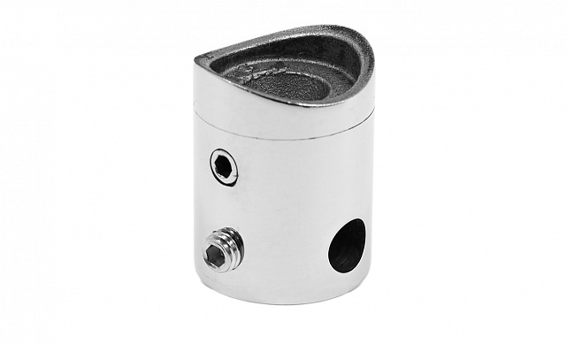 Зажимы для троса Ø5 мм, 22х30 мм, под Ø42.4 мм, полированный, AISI 304, k267-3 6 Зажимы для троса Ø5 мм, 22х30 мм, под Ø42.4 мм, полированный, AISI 304, k267-3 6