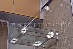 Консольные козырьки и навесы в Санкт-Петербурге. Готовые проекты ПерилаГлавСнаб - фото 1