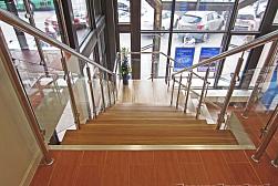 Ограждения из нержавейки со стеклом в Санкт-Петербурге. Готовые проекты ПерилаГлавСнаб - фото 12