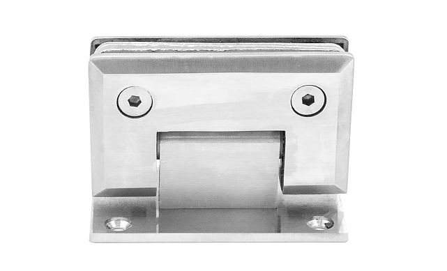 Петля для душевой кабины стена-стекло 90° 90х55 мм AISI 304, шлифованная  t301 SSS 7 Петля для душевой кабины стена-стекло 90° 90х55 мм AISI 304, шлифованная  t301 SSS 7