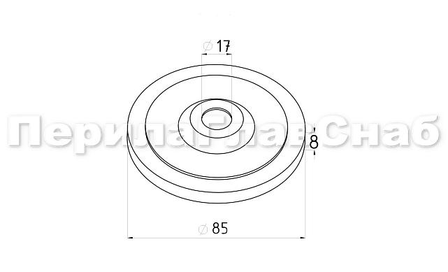 k427-4 войлок белый Ø85х8 мм очищенный, для тонкой полировки 11 000 rpm, Premium 3