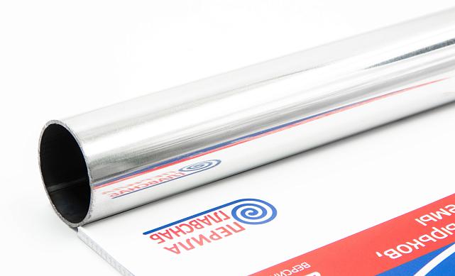 Труба круглая нержавеющая AISI 201, Ø38.1х1.2х6000 мм, полированная 600GRIT k815-3 2