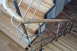 Ограждения из нержавеющей стали с тремя ригелями в Санкт-Петербурге. Готовые проекты ПерилаГлавСнаб - фото 7