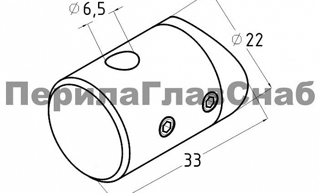 Зажимы для троса Ø6 мм, 22х30 мм, под Ø42.4 мм, шлифованный (AISI 304) k267-2 3 Зажимы для троса Ø6 мм, 22х30 мм, под Ø42.4 мм, шлифованный (AISI 304) k267-2 3