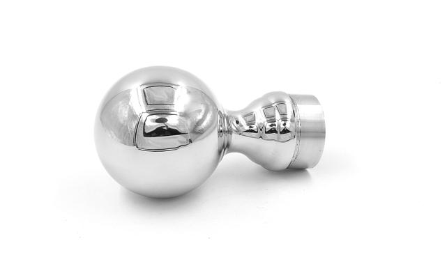 Наконечник шар на стойку Ø50.8 мм, литой, полированный, AISI 304, k075 3