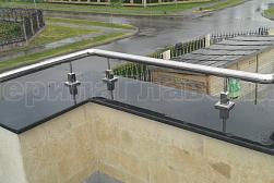 Ограждения и перила без ригелей из нержавеющей стали (без заполнения) в Санкт-Петербурге. Готовые проекты ПерилаГлавСнаб - фото 7