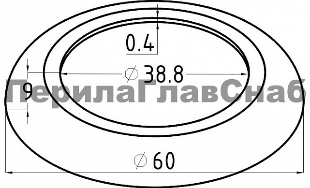 Низ стойки малый Ø38.1 мм, S=0.4 мм, Ø60 мм, полированный, золото k015-88 2 Низ стойки малый Ø38.1 мм, S=0.4 мм, Ø60 мм, полированный, золото k015-88 2