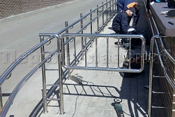 Поручни для инвалидов из нержавеющей стали в Санкт-Петербурге. Готовые проекты ПерилаГлавСнаб - фото 24