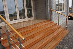 Перила и ограждения из нержавейки и дерева в Санкт-Петербурге. Готовые проекты ПерилаГлавСнаб - фото 9