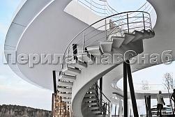 Перила для лестниц из металла в Санкт-Петербурге. Готовые проекты ПерилаГлавСнаб - фото 5