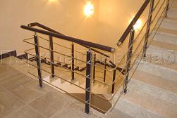 Перила и ограждения из нержавейки и дерева в Санкт-Петербурге. Готовые проекты ПерилаГлавСнаб - фото 8