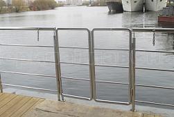 Нержавеющие калитки в Санкт-Петербурге. Готовые проекты ПерилаГлавСнаб - фото 2