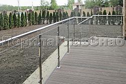 Ограждения из нержавейки со стеклом в Санкт-Петербурге. Готовые проекты ПерилаГлавСнаб - фото 21