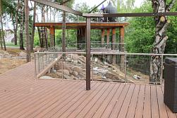 Ограждения из нержавейки со стеклом в Санкт-Петербурге. Готовые проекты ПерилаГлавСнаб - фото 25