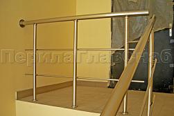 Перила и ограждения из нержавеющей стали с двумя ригелями в Санкт-Петербурге. Готовые проекты ПерилаГлавСнаб - фото 8
