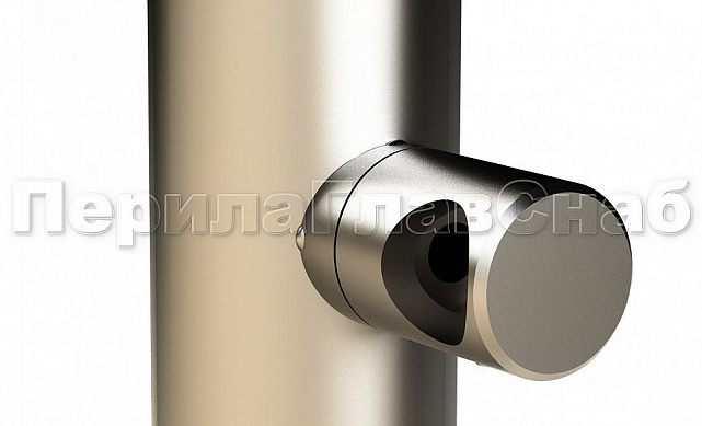 Стойка круглая Ø38.1: 4 штамп. стеклодержателя, полированная, высота 950 мм (AISI 201) k728 5 Стойка круглая Ø38.1: 4 штамп. стеклодержателя, полированная, высота 950 мм (AISI 201) k728 5